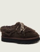 Emu Australia Mules (încălțăminte) Hayley | piele întoarsă | shearling cu adaos de lână