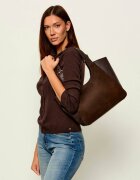 Furla Geantă shopper Dora M | piele întoarsă