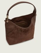 Furla Hobo Lara | piele întoarsă cu adaos de piele