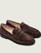 Furla Pantofi loafer Soft | piele întoarsă