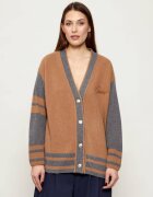 Gant De lână cardigan VARSITY | Loose fit cu adaos de cașmir