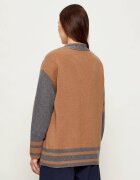 Gant De lână cardigan VARSITY | Loose fit cu adaos de cașmir