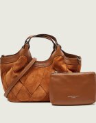 GIANNI CHIARINI Cufăr + borsetă DUA | piele întoarsă