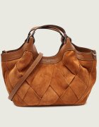 GIANNI CHIARINI Cufăr + borsetă DUA | piele întoarsă