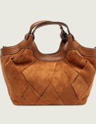 GIANNI CHIARINI Cufăr + borsetă DUA | piele întoarsă