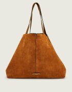 GIANNI CHIARINI De blugi geantă shopper + borsetă MAYA | piele întoarsă