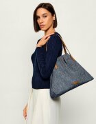 GIANNI CHIARINI De blugi geantă shopper + borsetă MAYA | piele întoarsă