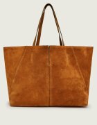 GIANNI CHIARINI De blugi geantă shopper + borsetă MAYA | piele întoarsă