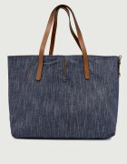 GIANNI CHIARINI De blugi geantă shopper + borsetă MAYA | piele întoarsă