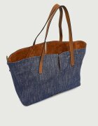 GIANNI CHIARINI De blugi geantă shopper + borsetă MAYA | piele întoarsă