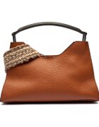 GIANNI CHIARINI De piele cufăr + borsetă Aurora