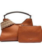GIANNI CHIARINI De piele cufăr + borsetă Aurora
