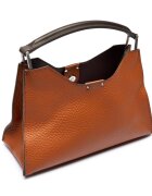 GIANNI CHIARINI De piele cufăr + borsetă Aurora