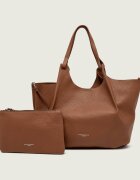 GIANNI CHIARINI De piele geantă shopper + borsetă Dua
