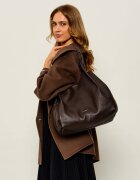 GIANNI CHIARINI De piele geantă shopper + borsetă Dua
