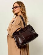 GIANNI CHIARINI De piele geantă shopper Marghe