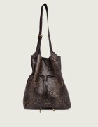 GIANNI CHIARINI De piele geantă tip sac + borsetă Sienna