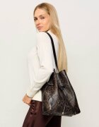 GIANNI CHIARINI De piele geantă tip sac + borsetă Sienna