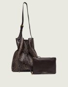 GIANNI CHIARINI De piele geantă tip sac + borsetă Sienna