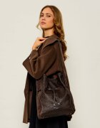 GIANNI CHIARINI De piele geantă tip sac + borsetă Sienna