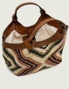 GIANNI CHIARINI Geantă pe umăr Dua cu adaos de piele