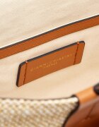 GIANNI CHIARINI Geantă shopper BELTY cu adaos de piele
