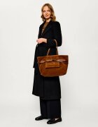 GIANNI CHIARINI Geantă shopper Belty | piele întoarsă