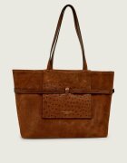 GIANNI CHIARINI Geantă shopper Belty | piele întoarsă