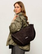 GIANNI CHIARINI Geantă shopper Bloom | piele întoarsă