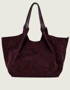 GIANNI CHIARINI Geantă shopper + borsetă Dua | piele întoarsă