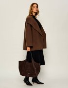 GIANNI CHIARINI Geantă shopper + borsetă Dua | piele întoarsă