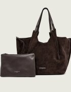 GIANNI CHIARINI Geantă shopper + borsetă Dua | piele întoarsă