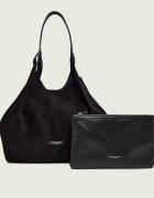 GIANNI CHIARINI Geantă shopper + borsetă Dua | piele întoarsă