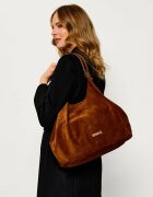 GIANNI CHIARINI Geantă shopper + borsetă Dua | piele întoarsă