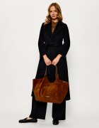 GIANNI CHIARINI Geantă shopper + borsetă Dua | piele întoarsă
