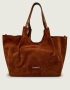 GIANNI CHIARINI Geantă shopper + borsetă Dua | piele întoarsă