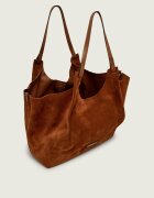 GIANNI CHIARINI Geantă shopper + borsetă Dua | piele întoarsă