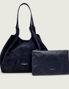 GIANNI CHIARINI Geantă shopper + borsetă Dua | piele întoarsă