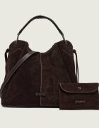 GIANNI CHIARINI Geantă shopper + borsetă Era | piele întoarsă
