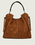GIANNI CHIARINI Geantă shopper + borsetă Era | piele întoarsă
