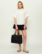 GIANNI CHIARINI Geantă shopper + borsetă Marcella cu adaos de piele