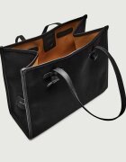 GIANNI CHIARINI Geantă shopper + borsetă Marcella cu adaos de piele