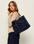 GIANNI CHIARINI Geantă shopper + borsetă Marcella | piele întoarsă
