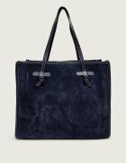 GIANNI CHIARINI Geantă shopper + borsetă Marcella | piele întoarsă