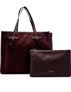 GIANNI CHIARINI Geantă shopper + borsetă MARCELLA | piele întoarsă