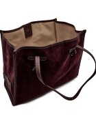 GIANNI CHIARINI Geantă shopper + borsetă MARCELLA | piele întoarsă