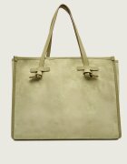 GIANNI CHIARINI Geantă shopper + borsetă MARCELLA | piele întoarsă
