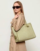 GIANNI CHIARINI Geantă shopper + borsetă MARCELLA | piele întoarsă