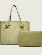 GIANNI CHIARINI Geantă shopper + borsetă MARCELLA | piele întoarsă