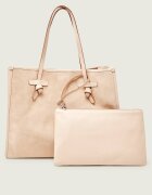 GIANNI CHIARINI Geantă shopper + borsetă MARCELLA | piele întoarsă